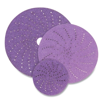 3M 7100155305 Cubitron II Hookit Clean Sanding Abrasive Disc, 737U, Precision Shaped Ceramic, 8 in dia, 80+