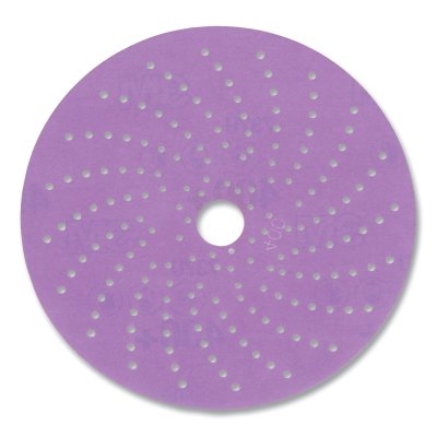 3M 7100141496 Cubitron II Hookit Clean Sanding Abrasive Disc, 737U, Precision Shaped Ceramic, 6 in dia, 320+ Grade