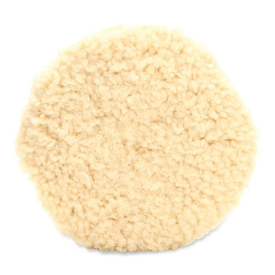 3M 7100042950 Wool Compounding Pad 33280, 9 in Dia, Double Sided, Wool