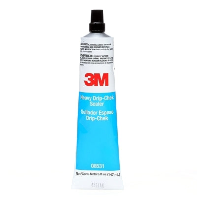 3M 7000028386 Heavy Drip-Chek Sealers, 5 oz, Tube, Light Gray