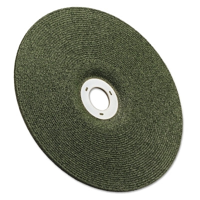3M 7010359910 Green Corps Wheel, 7 in Dia, 1/8 in Thick, 5/8 Arbor, 36 Grit Alum. Oxide