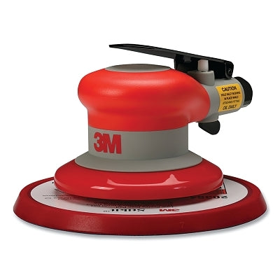 3M 7000118605 Pneumatic Non-Vacuum Random Orbital Sander, 6 in dia, 5/16 in Orbit, 12000 RPM, Al Housing
