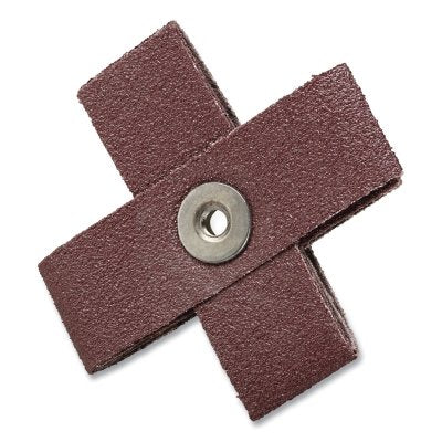 3M 7100105510 Cross Pad, 341D, X-Weight, 1-1/2 in x 1-1/2 in x 1/2 in Eyelet Arbor, 60 Grit, AO