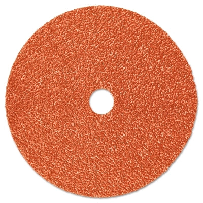 3M 7100099275 Fibre Disc 787C, Precision Shaped Ceramic, 4-1/2 in dia x 7/8 in Center Hole, 36+ Grit, Die 450E