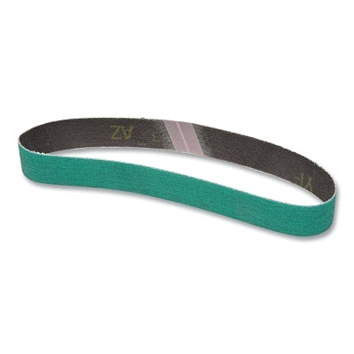 3M 7010308884 Cloth Belt, 577F, YF-Weight, 1/4 in W x 18 in L, 120 Grit, Alumina Zirconia, Fabri-lok/Single-flex