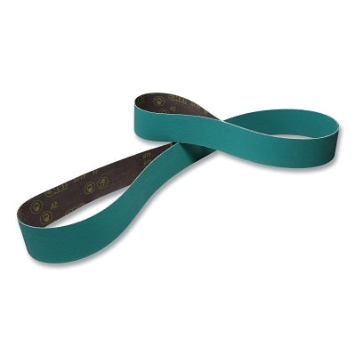 3M 7010363104 Cloth Belt, 577F, YF-Weight, 2 in W x 132 in L, 50 Grit, Alumina Zirconia, Film-lok/Single-flex
