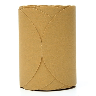 3M 7000118157 Stikit 236U Gold Disc Rolls, Aluminum Oxide, 6 in Dia, P180 Grit