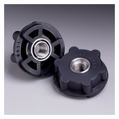 3M 7000120408 Disc Pad Hubs, 2 1/2 in Dia, Hard, Black