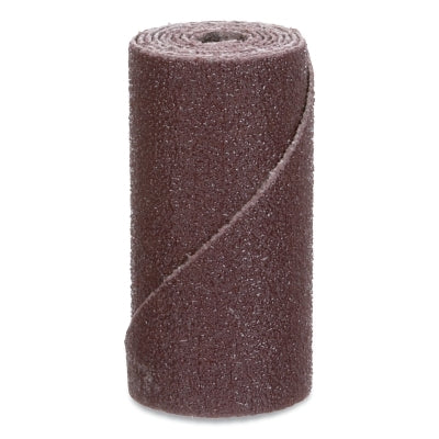 3M 7100086097 Cartridge Roll, 341D, X-Weight, 1/2 in dia x 1-1/2 in L x 1/8 in Arbor, 80 Grit, AO, Straight
