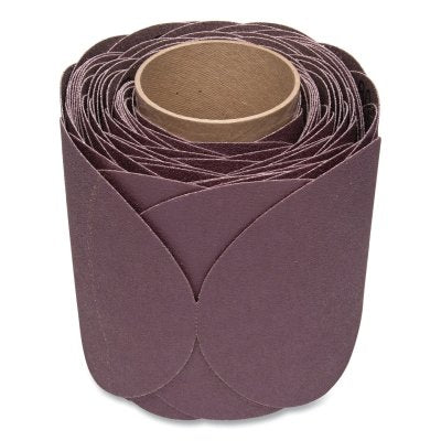 3M 7000118779 Stikit Cloth Disc Roll, 341D, X-Weight, 6 in dia x NH, 80 Grit, AO, 4 EA/CS