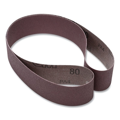 3M 7010361723 Cloth Belt, 341D, X-Weight, 4 in W x 132 in L, P120 Grit, Aluminum Oxide, Film-lok/Single-flex