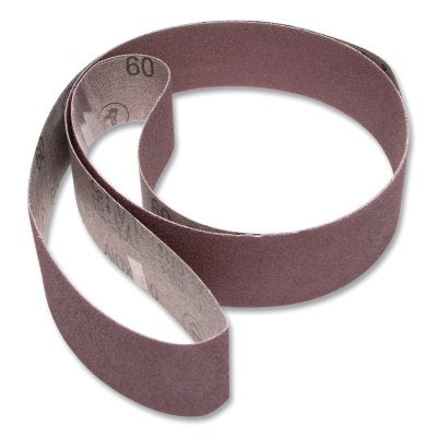 3M 7010361720 Cloth Belt, 341D, X-Weight, 2 in W x 60 in L, P120 Grit, Aluminum Oxide, Film-lok/Single-flex