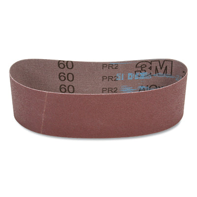 3M 7010360819 Cloth Belt, 340D, X-Weight, 3 in W x 21 in L, 60 Grit, Aluminum Oxide, Film-lok/Single Flex