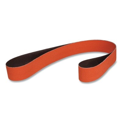3M 7100095598 Cloth Belt, 777F, YF-Weight, 3-1/2 in W x 15-1/2 in L, 50 Grit, Ceramic Aluminum Oxide, Fabri-lok/Single-flex