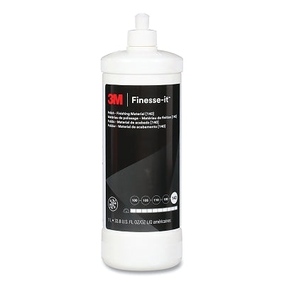 3M 7100075518 Finesse-it Polish, 1 Liter Bottle, Epoxy, White