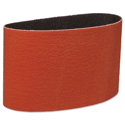 3M 7000118389 Cloth Belt, 777F, YF-Weight, 3-1/2 in W x 15-1/2 in L, P100 Grit, Ceramic Aluminum Oxide, Fabri-lok/L-flex