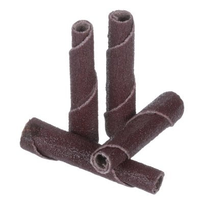 3M 7100080027 341D Straight Cartridge Roll, 1/4 in dia, 1/8 in arbor, P120, Aluminum Oxide