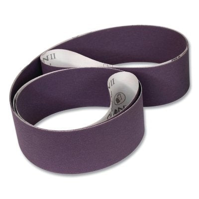 3M 7100312097 Cubitron II 726A Cloth Belt, 4 in W, 118 in L, 80+ Grit, Precision-Shaped Ceramic