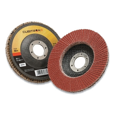 3M 7100104940 Cubitron II 969F Flap Disc, 4-1/2 in dia, 60+ Grit, 7/8 in Arbor, 13300 RPM