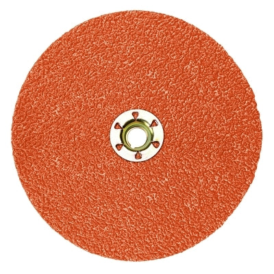 3M 7100099291 Fibre Disc 787C, Precision Shaped Ceramic, 4-1/2 in, 36+ Grit, TN Quick Change, Die TN405E