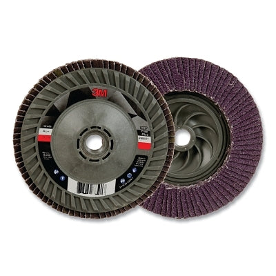 3M 7100243779 Flap Disc 769F, 5 in dia, 40+ Grit, 5/8 in-11 arbor, 12000 RPM