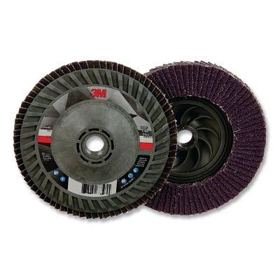 3M 7100243883 Flap Disc 769F, 5 in dia, 40+ Grit, 5/8 in-11 arbor, 12000 RPM