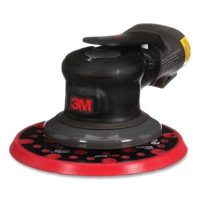 3M 7100258882 Pneumatic Non-Vacuum Random Orbital Sander, 5 in dia, 5/16 in Orbit, 12000 RPM
