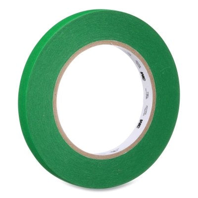 3M 7100299467 UV Resistant Green Masking Tape, 0.472 in W x 60 yd L, 4.8 mil Thick