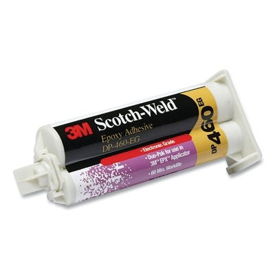 3M 7100171191 Scotch-Weld DP460EG Epoxy Adhesive, 50 mL, Dual Cartridge, White