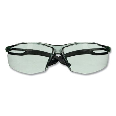 3M 7100239204 SecureFit 500 Series Protective Eyewear, Black and Green, AF-AS Lens, IR 1.7