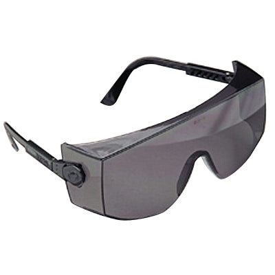 MSA 10008175 Rx Overglasses, Clear Lens, Anti-Fog, Scratch-Resistant, Tuff-Stuff, Blue Frame