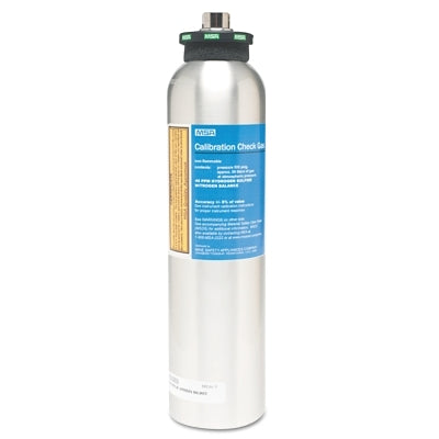 MSA 10048280 Econo-Cal RP Reactive Gas Calibration Cylinder, 34 L, 1.45% CH4, 15% O2, 60 PPM CO, 20 PPM H2S, Aluminum