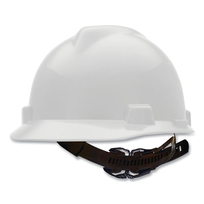 MSA 10057441 V-Gard Slotted Hard Hat Cap 1-Touch Suspension White