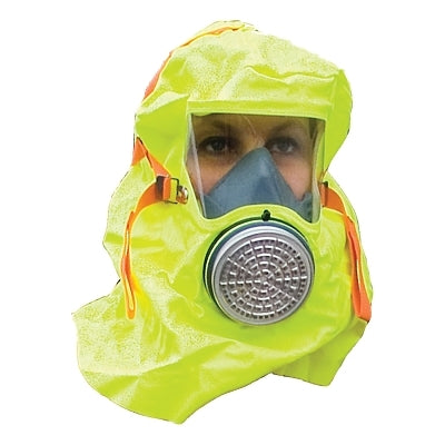 MSA 10064644 S-CAP Hoods, Escape Hood, PVC, Includes Donning Instructions and Foil Bag