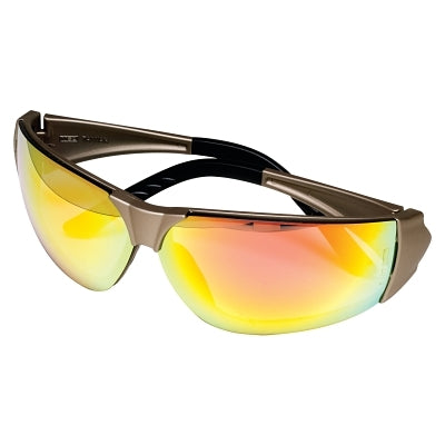 MSA 10070921 Easy-Flex Eyewear, Black/Orange, Anti-Fog, Anti-Scratch