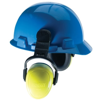 MSA 10087439 left/RIGHT Earmuffs, 21 dB NRR, White, Helmet