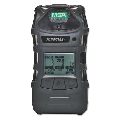 MSA 10116926 ALTAIR 5X Multigas Detector Standard Kit, CO/H2S/LEL/O2, Monochrome LCD Display, 10 ft Sampling Line, 1 ft Probe