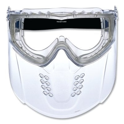 MSA 10150069 Sightgard Vertoggle Safety Goggles/Faceshield Combination Standard size Clear Elastic strap