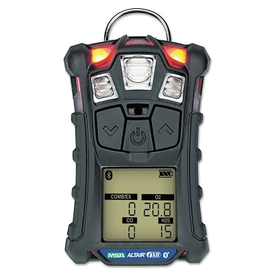 MSA 10178572 ALTAIR 4XR Multigas Detector, CO/H2S-LC/LEL/O2, XCell Sensors, Glow-in-the-Dark Case, North American Charger