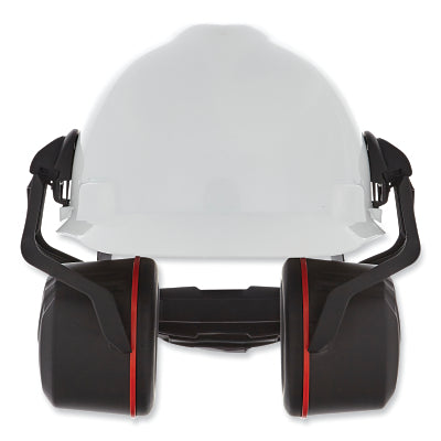 MSA 10190358 V-Gard Helmet-Mounted Hearing Protection Earmuff, 32 dB, Black/Yellow