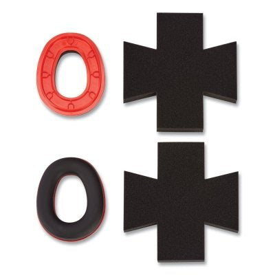 MSA 10193452 V-Gard Hygiene Kit for Helmet Mounted Earmuff Pair of Cushions Pair of Inserts High 31 dB