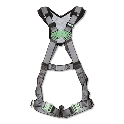 MSA 10194630 V-FIT Harness, Quick-Connect Leg Straps, Medium, Back D-Ring