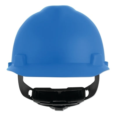 MSA 10203082 V-Gard Cap-Style Hard Hat with Fas-Trac III Suspension Matte Blue