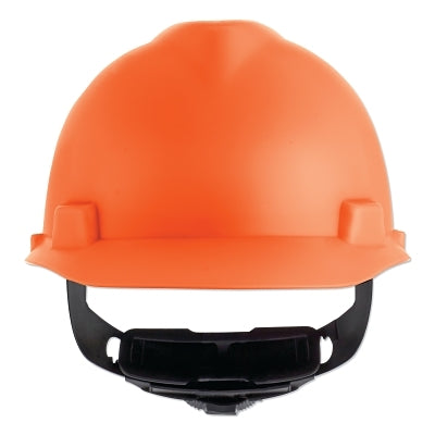MSA 10203089 V-Gard Cap-Style Hard Hat with Fas-Trac III Suspension Matte Hi-Viz Orange