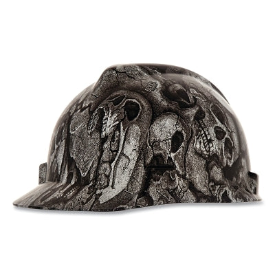 MSA 10204778 V-Gard Hydro Dip Finish Slotted Cap/Hat Assembly, Fas-Trac III Suspension, Devils Kanyon, for Caps Only