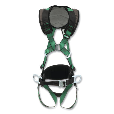 MSA 10206161 V-FORM+ Full-Body Contruction Harness, Back and Hip D-Ring, Quick Connect Leg Straps, Standard Size