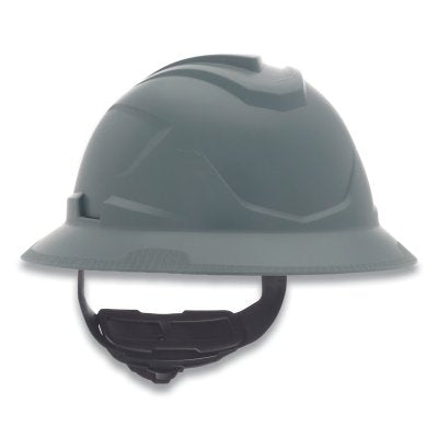 MSA 10215845 V-Gard C1 Hard Hat, Fas-Trac III 4 Point Ratchet, Non-Vented, Gray
