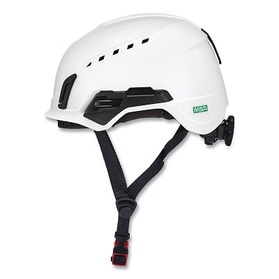 MSA 10242629 V-Gard H2 Safety Helmet, Type II, Full Contact Rachet, Vented, White