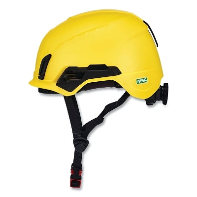 MSA 10242637 V-Gard H2 Safety Helmet, Type II, Full Contact Rachet, Non-Vented, Yellow