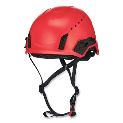 MSA 10242808 V-Gard H2 Safety Helmet, Type II, Full Contact Rachet, Vented, Red